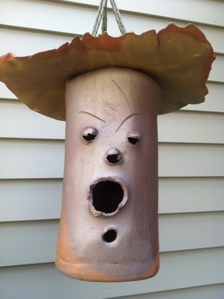 birdhouse outside studio